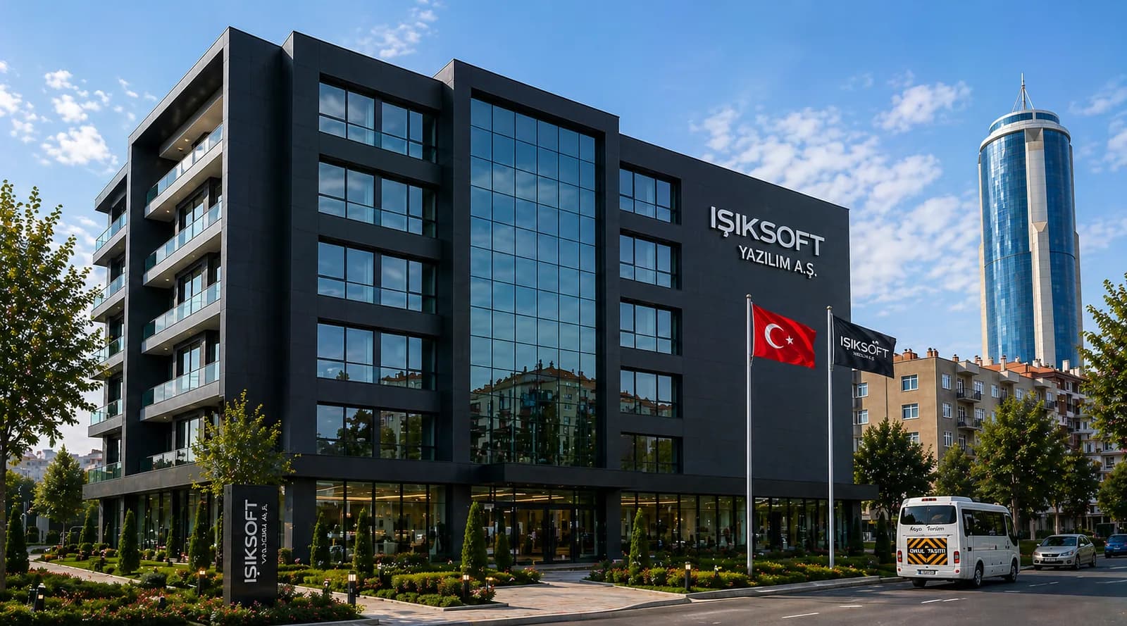 Işıksoft Yazılım merkez ofis — Dinçtaş Plaza, Konya