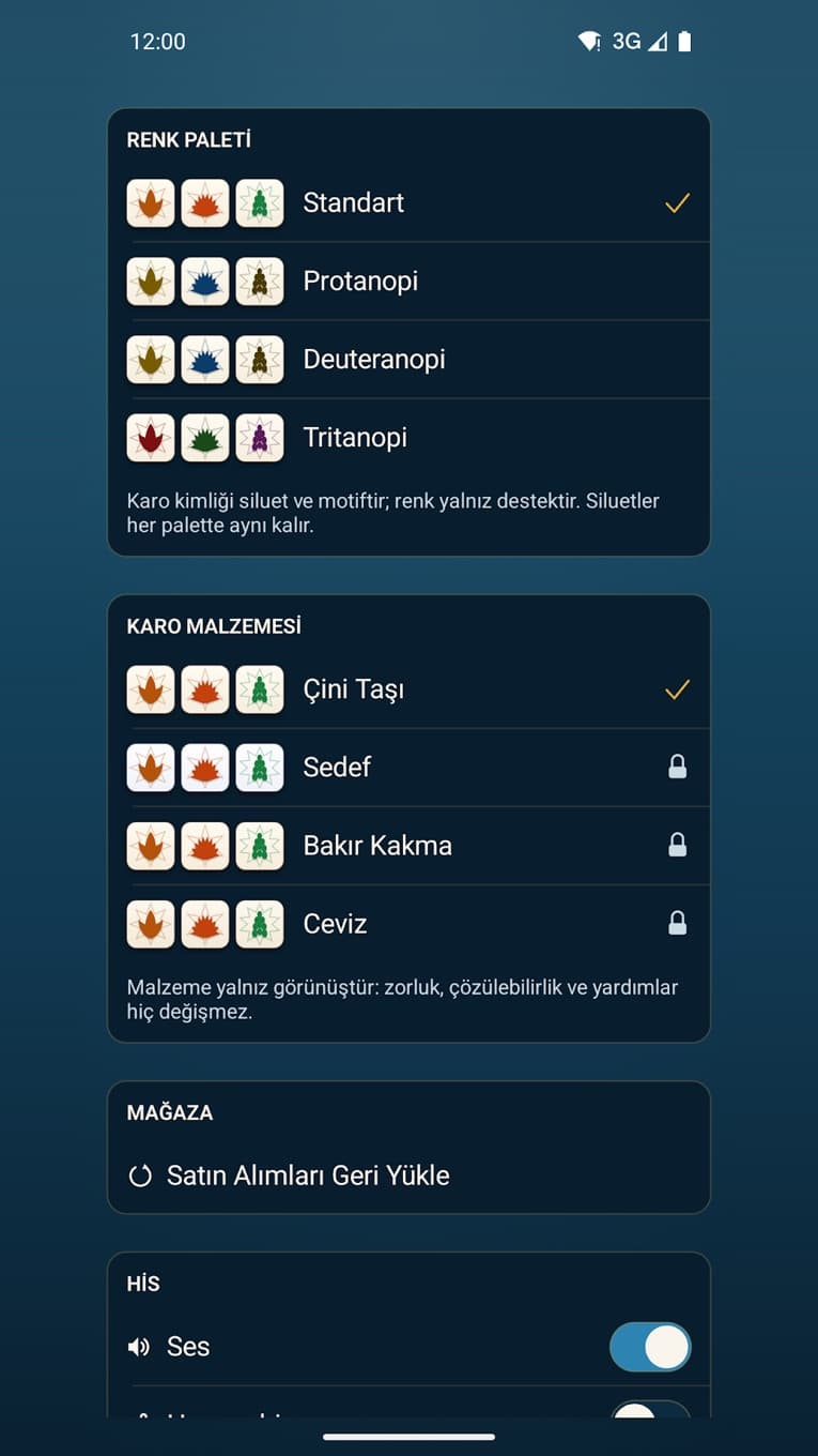 Kapalıçarşı: Üçlü Eşleştirme — karo yığını ve tepsi