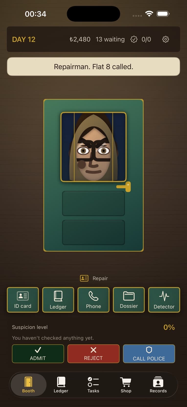 Suspicious Neighbor — apartman defteri