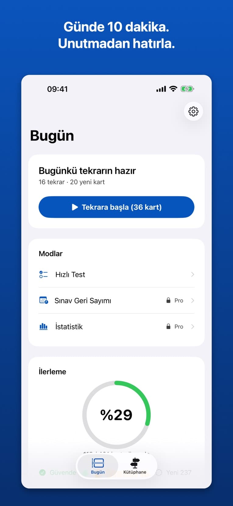 Tekrar: Sınav Kartları mağaza ekran görüntüsü 1